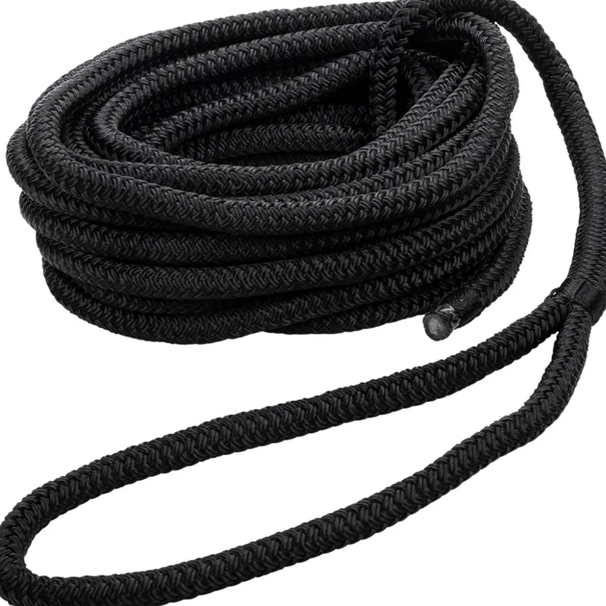 Kiinnitysköysi Qvarken Dockline 12 mm / 6 m, silmukallinen, musta