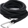 Kiinnitysköysi Qvarken Dockline 12 mm / 6 m, karbiinihaka, musta
