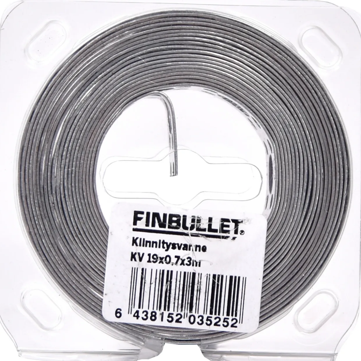 Kiinnitysvanne Finbullet 19 mm x 0,7 mm x 3 m