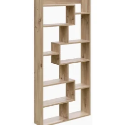 Kirjahylly Chic Home 90 x 22 x 182 cm Kukka ruskea