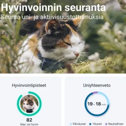 Kissan aktiivisuuskaulapanta Tractive CAT Mini 4G GPS