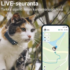 Kissan aktiivisuuskaulapanta Tractive CAT Mini 4G GPS