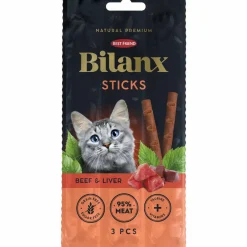 Kissan herkku Best Friend 3 x 5 g Bilanx Sticks lihatikku nauta & maksa