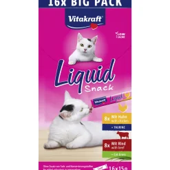 Kissanherkku Vitakraft 16 x 15 g Liquid Snack Multipack