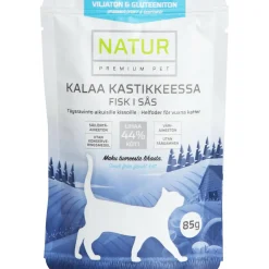 Kissanruoka NATUR PREMIUM PET 85 g kalaa kastikkeessa
