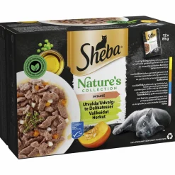 Kissanruoka Sheba 12 x 85 g Nature's Collection valikoidut herkut kastikkeessa