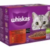 Kissanruoka Whiskas 7+ 12 x 85 g Perinteiset Ateriat kastikkeessa