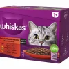 Kissanruoka Whiskas 12 x 85 g 1+ Perinteiset ateriat kastikkeessa