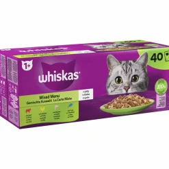 Kissanruoka Whiskas 1+ 40 x 85 g Suosikit hyytelössä