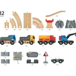 Kivenlastaussetti BRIO Rail & Road