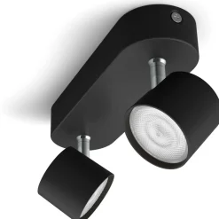 Kohdevalaisin Philips Star musta 2x4.5W