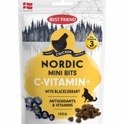 Koiran herkku Best Friend 120 g Nordic Mini Bits C-Vitamin+