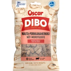 Koiranherkku Dibo 100 g nauta-porkkanaherkku