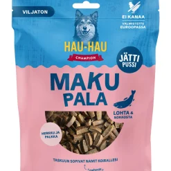 Koiran herkku Hau-Hau 500 g viljaton makupala lohi-nokkonen