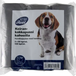 Koirankakkapussi 3 x 50 kpl kahvoilla