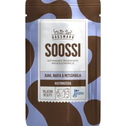 Koiranruoka Dagsmark 120 g Soossi kana-nauta-metsämarja kastikkeessa