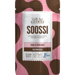 Koiranruoka Dagsmark 120 g Soossi kana-puolukka kastikkeessa