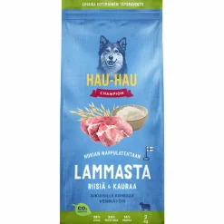 Koiranruoka Hau-Hau Champion 2 kg Lammasta, riisiä & kauraa