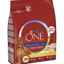 Koiranruoka Purina One 2,5 kg Medium / Maxi Adult kana & riisi