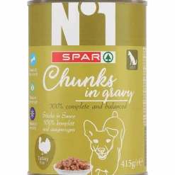 Koiranruoka SPAR 415 g kalkkuna kastikkeessa