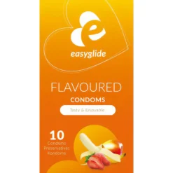 Kondomi EasyGlide 10 kpl Flavoured