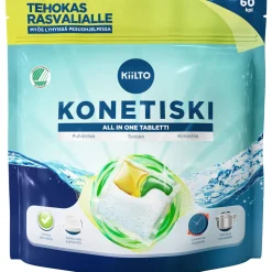 Konetiskitabletti Kiilto 60 kpl All in 1