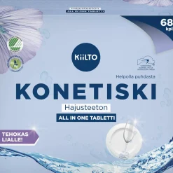 Konetiskitabletti Kiilto 68 kpl hajusteeton
