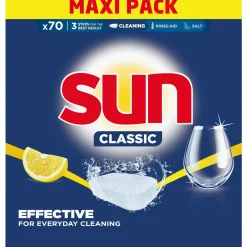 Konetiskitabletti Sun 70 kpl Classic Lemon
