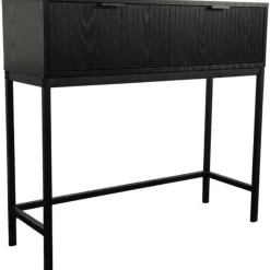Konsolipöytä Tenstar 90 x 30 x 84 cm Siera musta