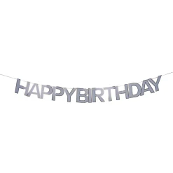 Koristenauha Let's Party 3 m Happy Birthday