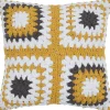 Koristetyyny Kotikulta 45 x 45 cm Granny keltainen