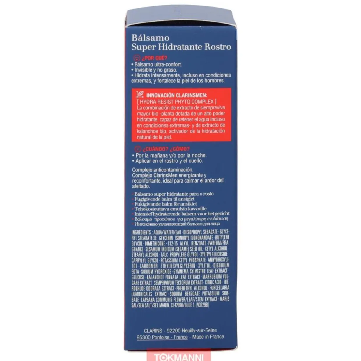 Kosteusvoide Clarins 50 ml Men Super