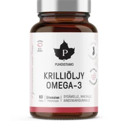Krilliöljy Omega-3 Puhdistamo 60 kpl
