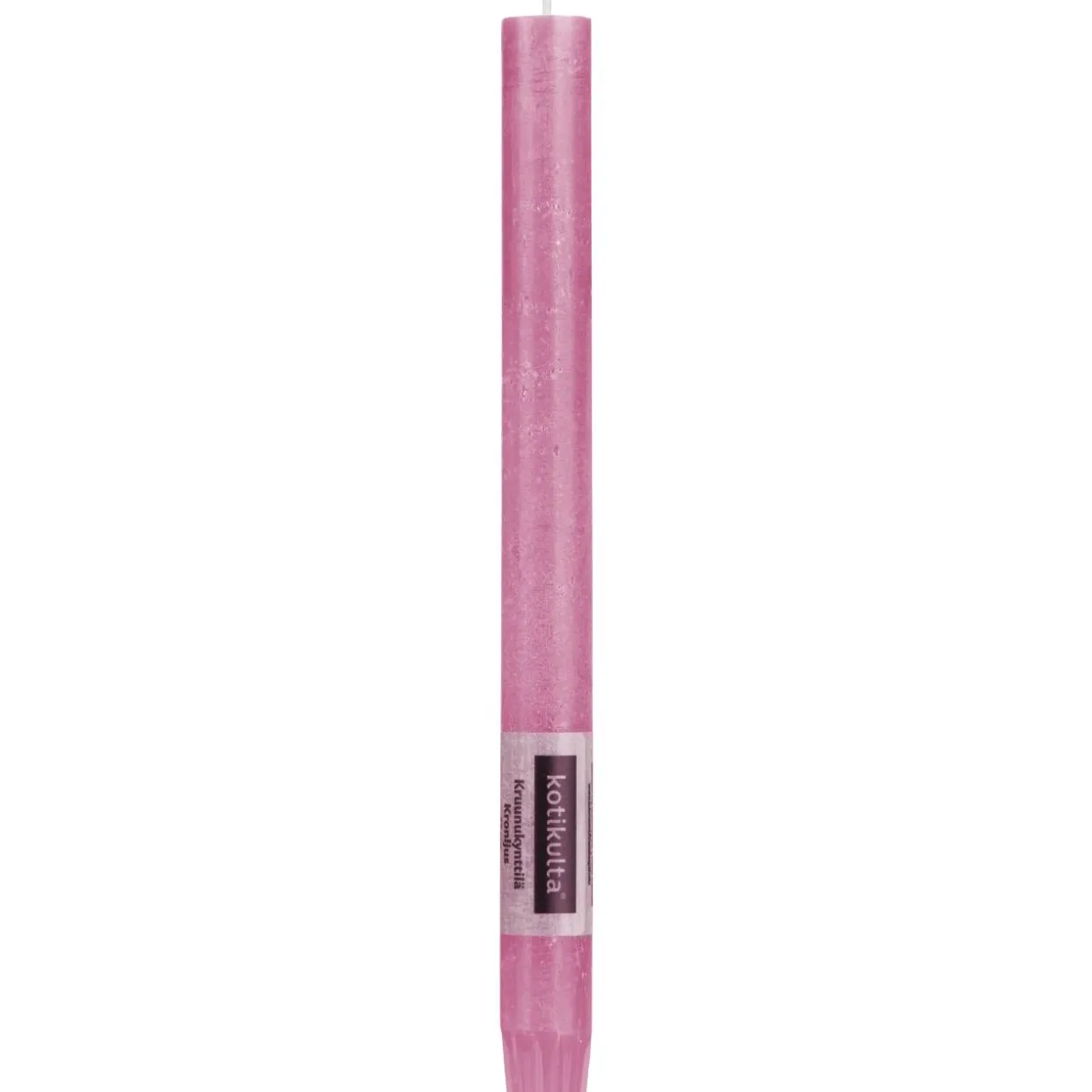 Kruunukynttilä Kotikulta 27 cm Rustic pinkki