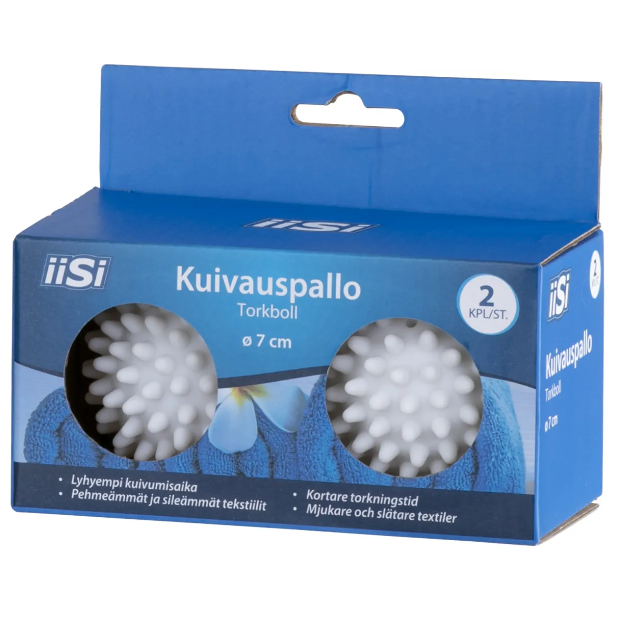 Kuivauspallo Iisi 2 kpl/pkt