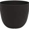 Kukkaruukku Multy Home Scalloped 36 cm, musta