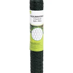 6-kulma verkko PVC 0,5 x 10 m HEX