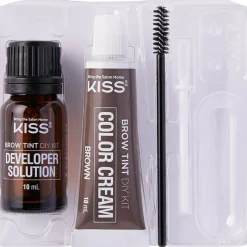 Kulmakarvojen värjäyssetti Kiss ruskea