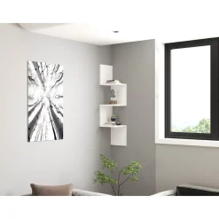 Kulmaseinähylly Chic Home 25 x 25 x 105 cm Zaina