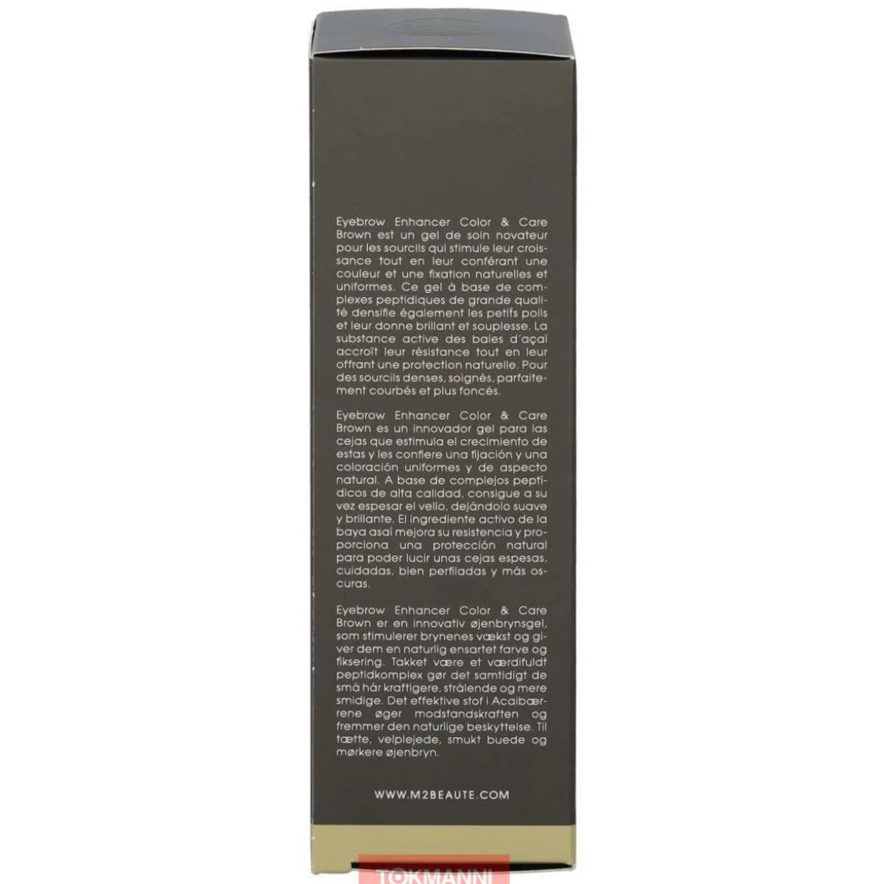 Kulmaväri, M2 Beaute 6 ml Eyebrow Enhancer Color & Care #Brown