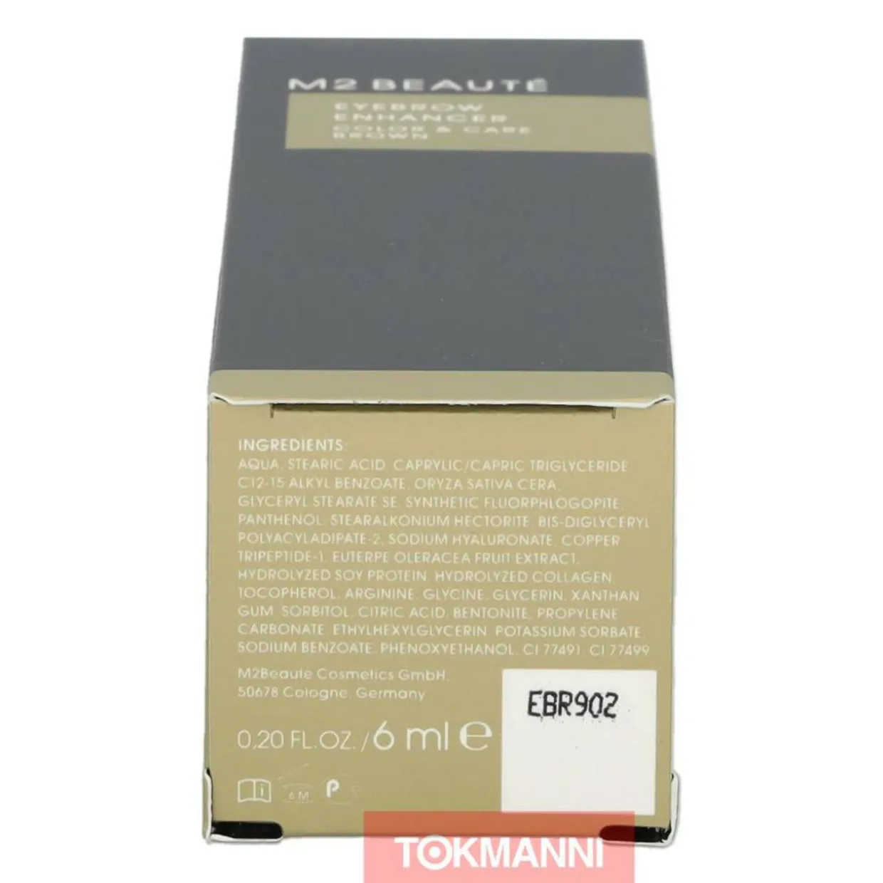 Kulmaväri, M2 Beaute 6 ml Eyebrow Enhancer Color & Care #Brown