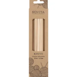 Kulmikas sukkapuikko Novita 20 cm koivu