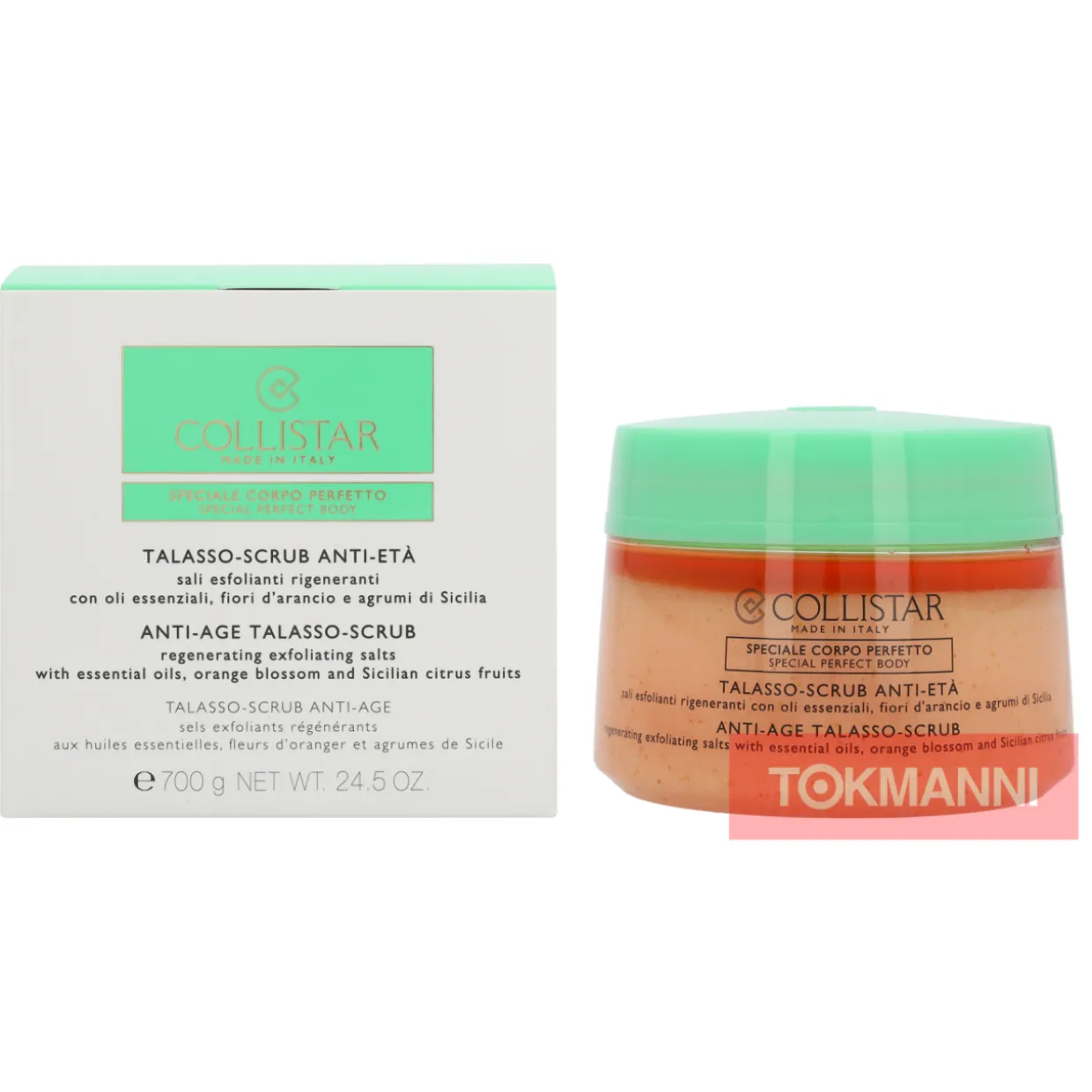 Kuorintavoide, Collistar 700 g Anti-Age Talasso With Essential Oils, Orange Blossom And Sicilian Citrus Fruits