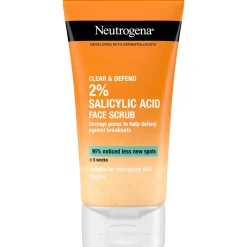 Kuorintavoide 150 ml Clear & Defend Facial Scrub