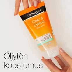 Kuorintavoide 150 ml Clear & Defend Facial Scrub