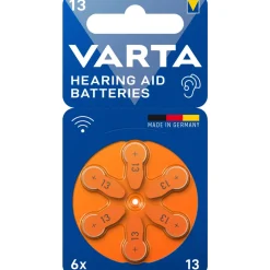 Kuulokojeparisto Varta 13 6 kpl