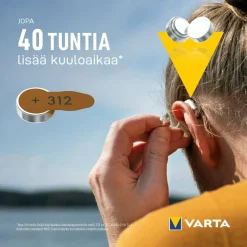 Kuulokojeparisto Varta 312 6 kpl