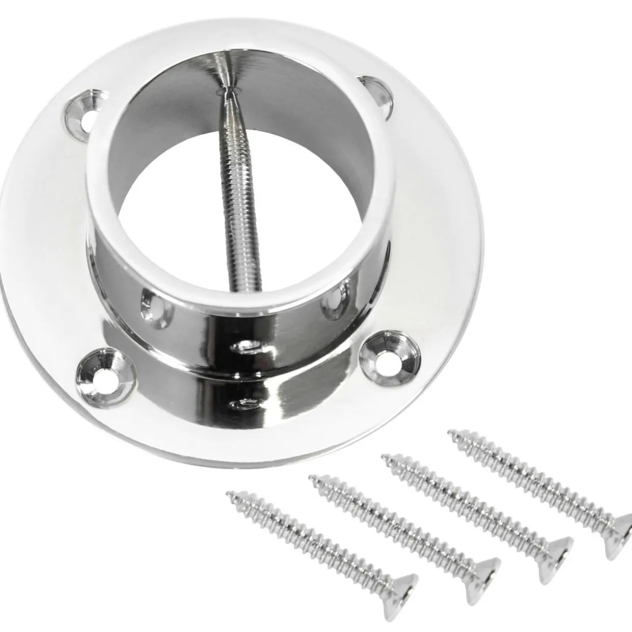 Köyden seinäkiinnike Ø 36 mm kromattu
