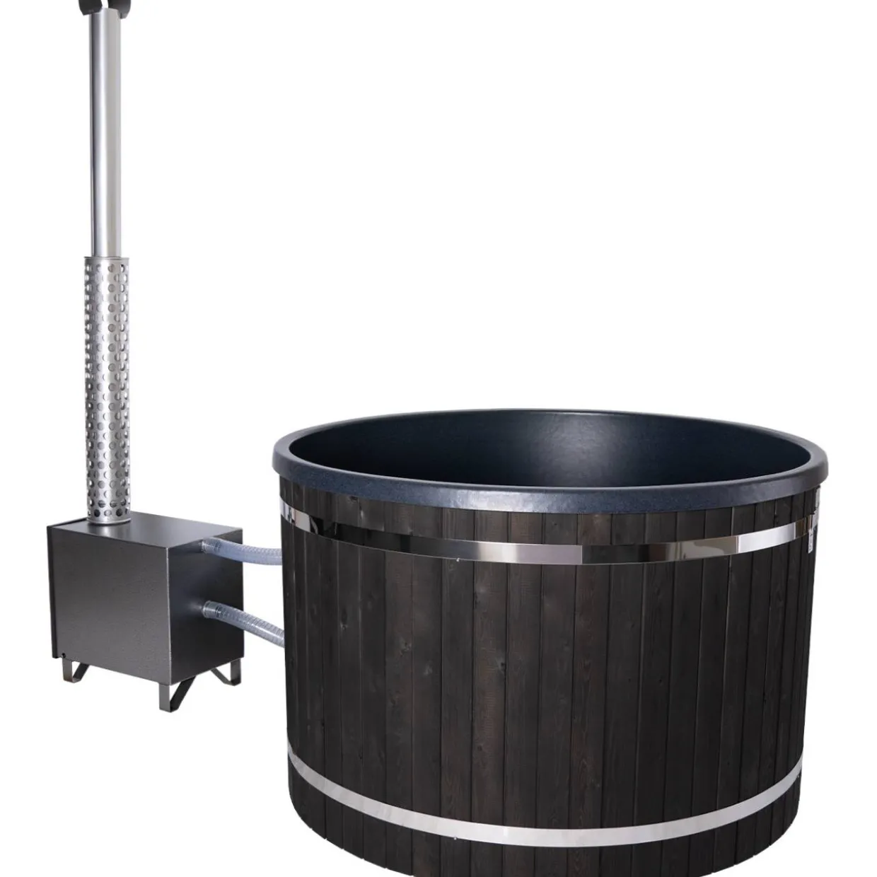 Kylpytynnyri PW-SPA Freetime, musta/mustagraniitti 30 kW