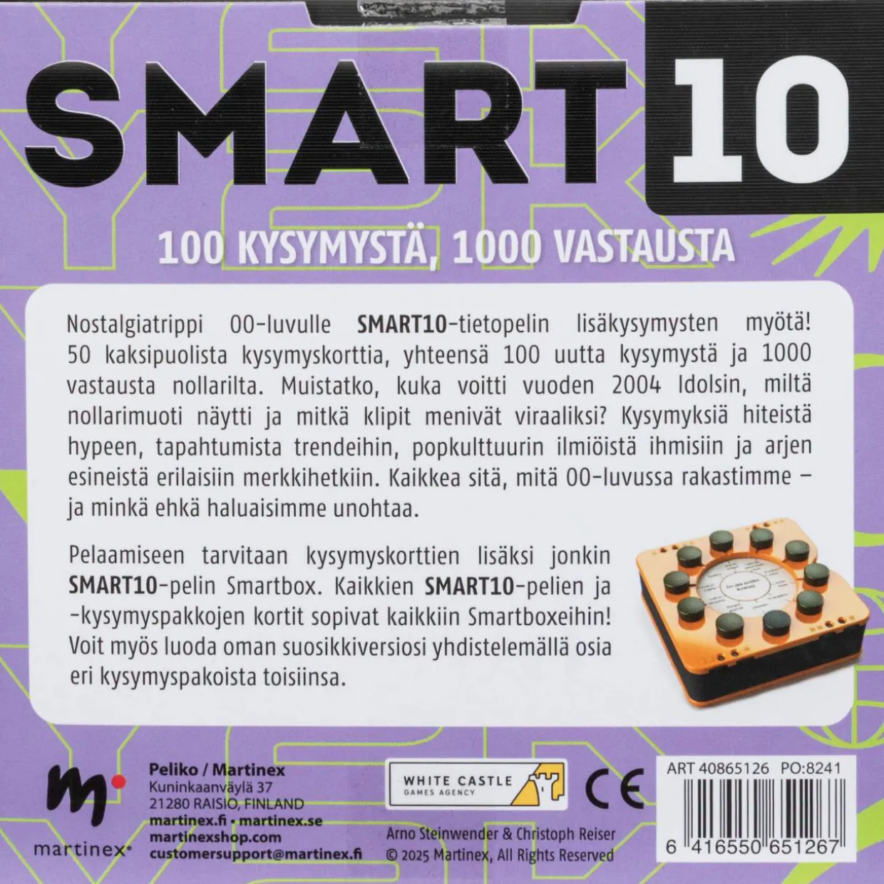 Kysymyskortit Smart10 00-luku